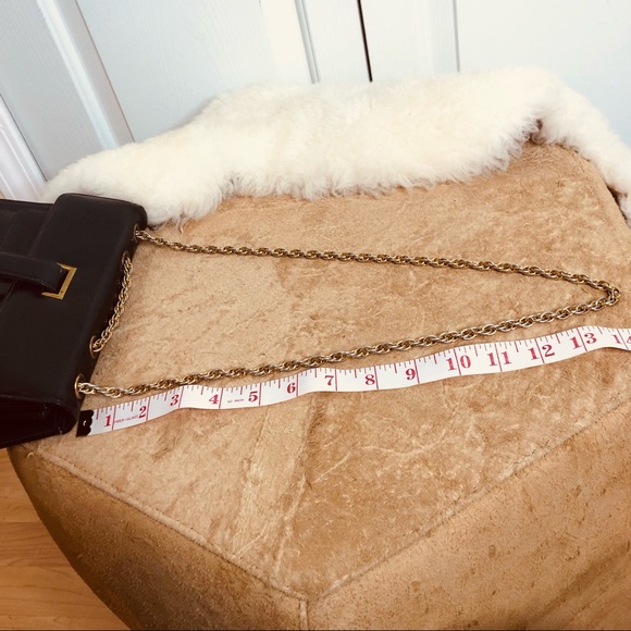 Vintage Block Navy Blue Adjustable Chain Handle Bag Size Small - Picture 12 of 15